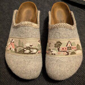 Wool Birkenstocks Grey 39